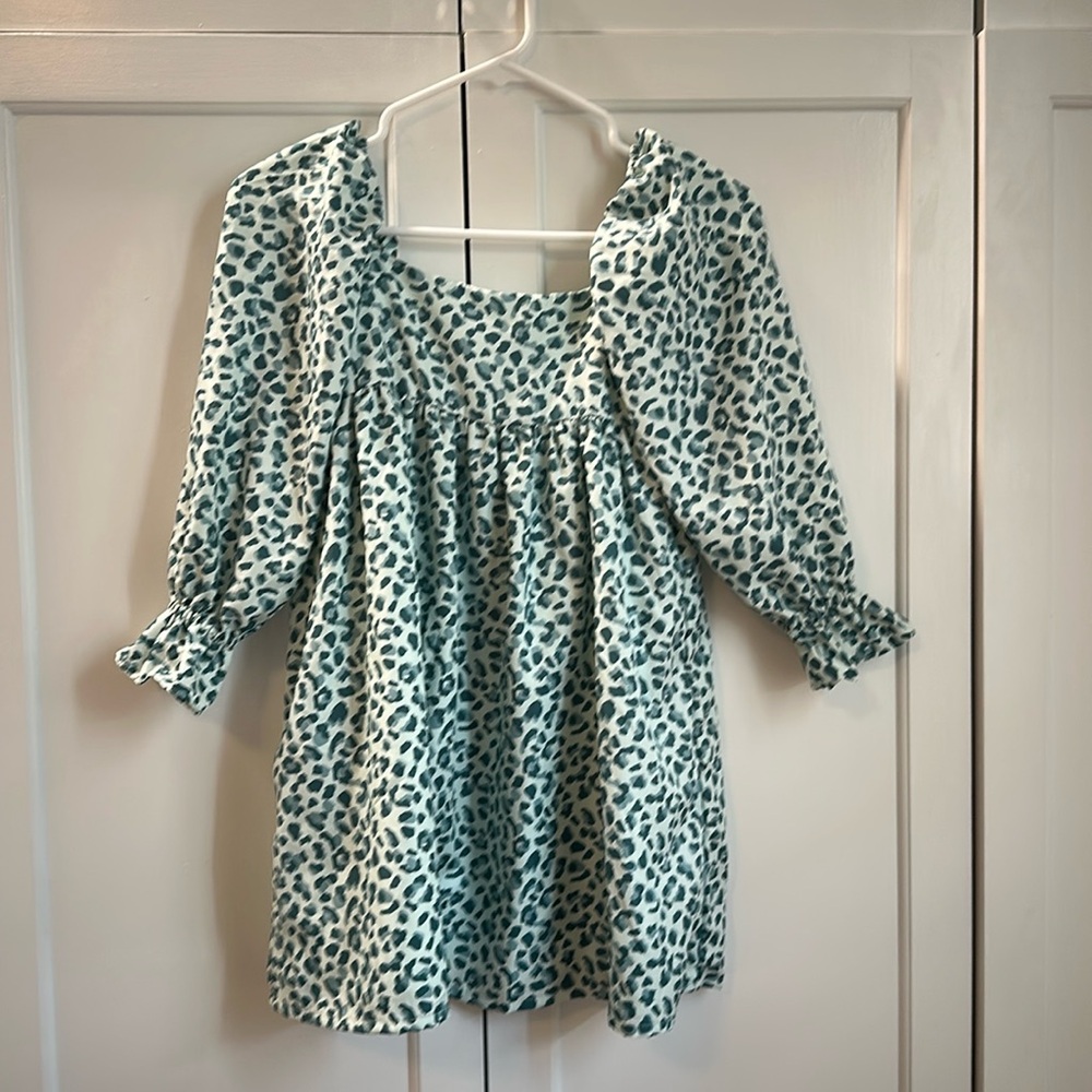 Janie and Jack leopard print dress